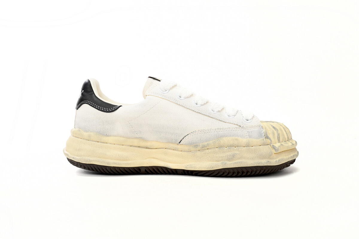 Maison Mihara Yasuhiro Blakey Vintage Sole Canvas Low White A09FW732 WHITE