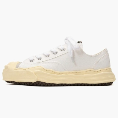 Maison Mihara Yasuhiro Hank Garment Dyed Canvas Low 'Beige' A14FW744 BEI 01