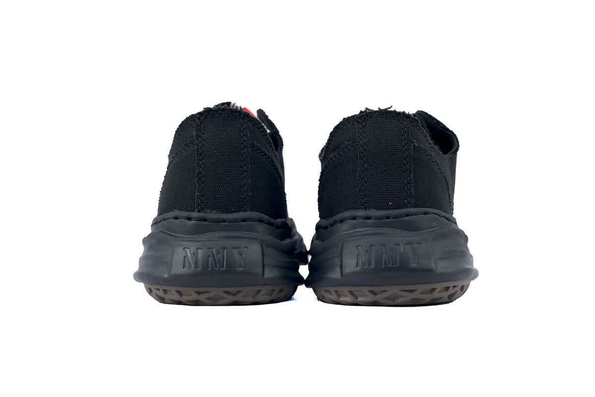 Maison Mihara Yasuhiro Hank OG Sole Canvas Low 'Black' A05FW702 BLK BLK