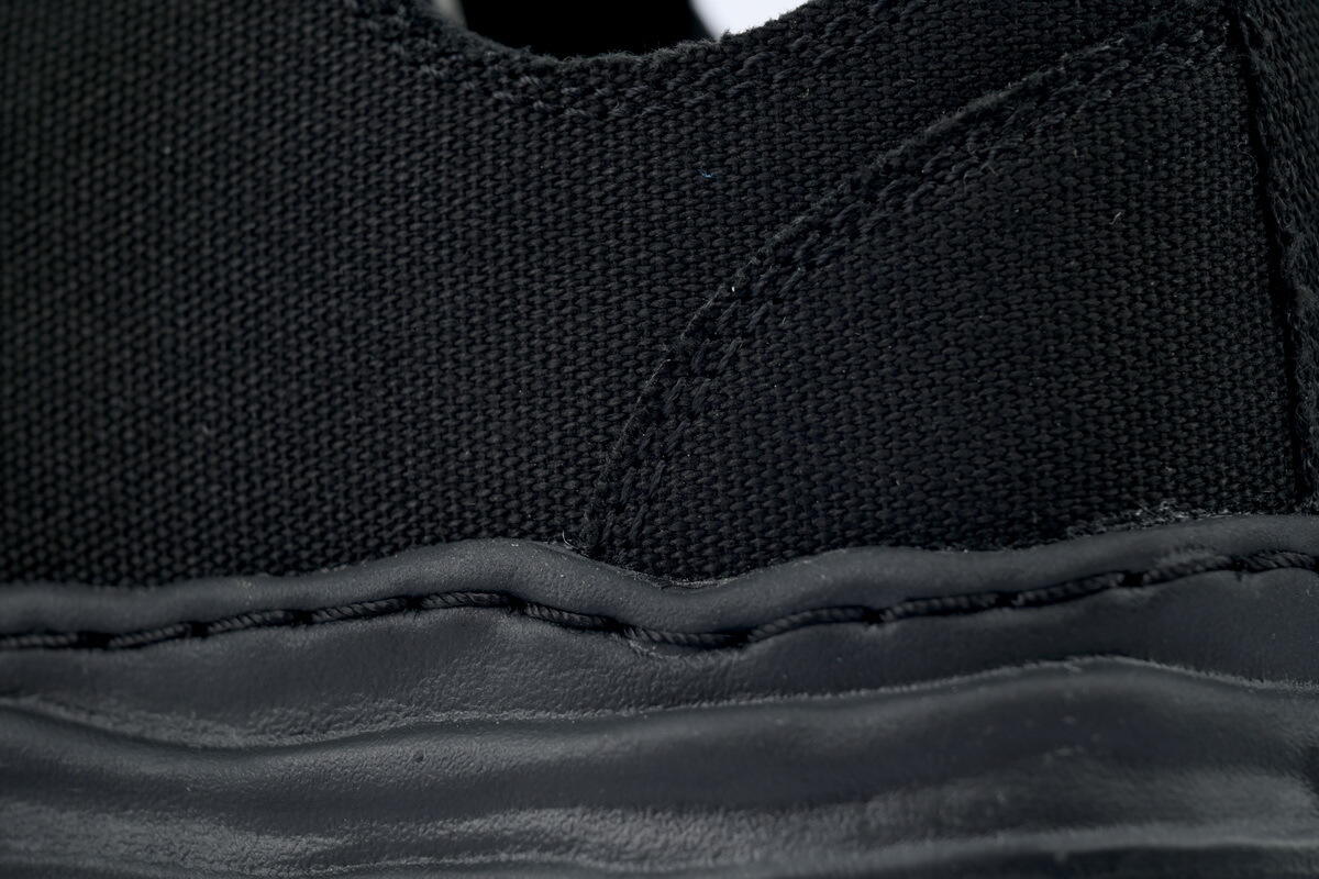 Maison Mihara Yasuhiro Hank OG Sole Canvas Low 'Black' A05FW702 BLK BLK
