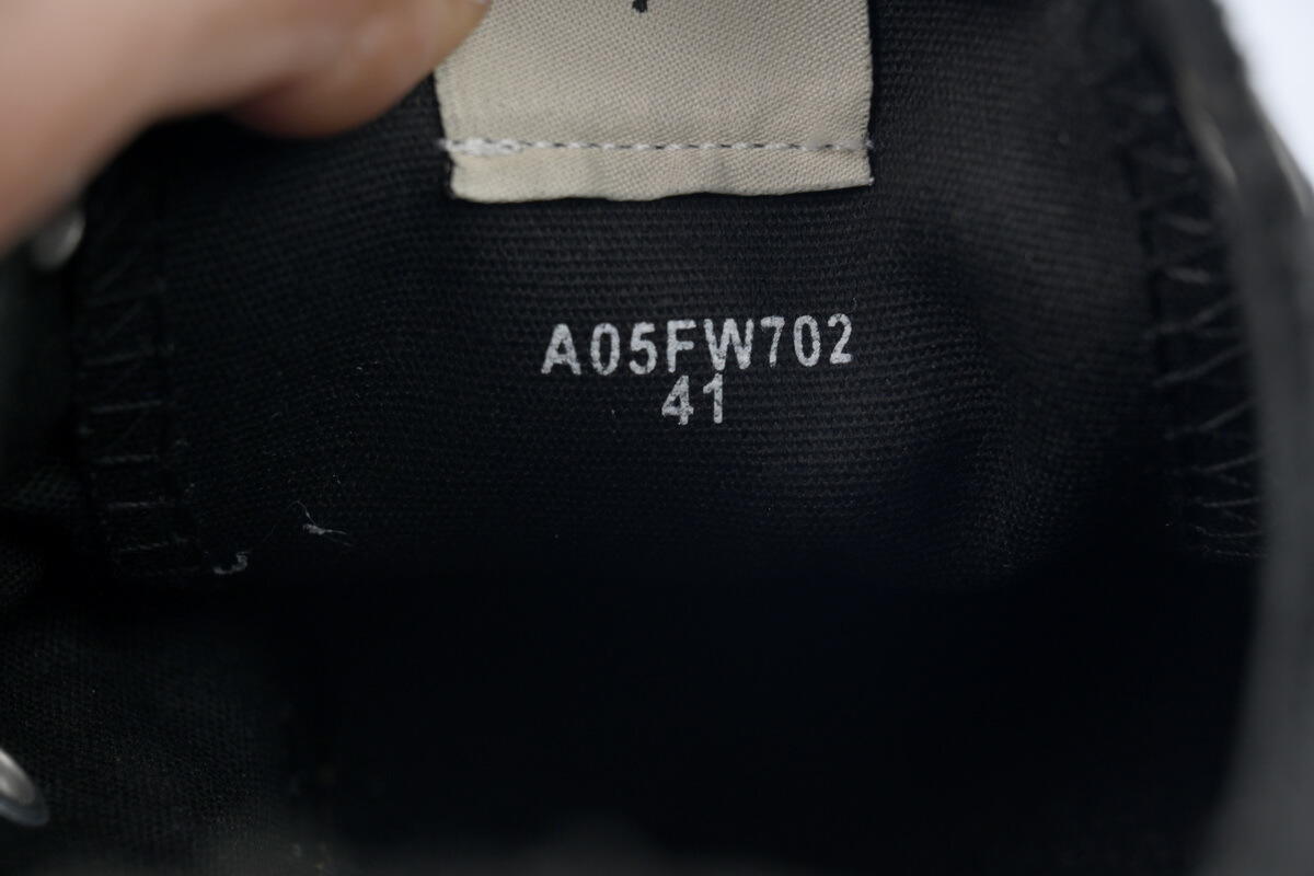 Maison Mihara Yasuhiro Hank OG Sole Canvas Low 'Black' A05FW702 BLK BLK