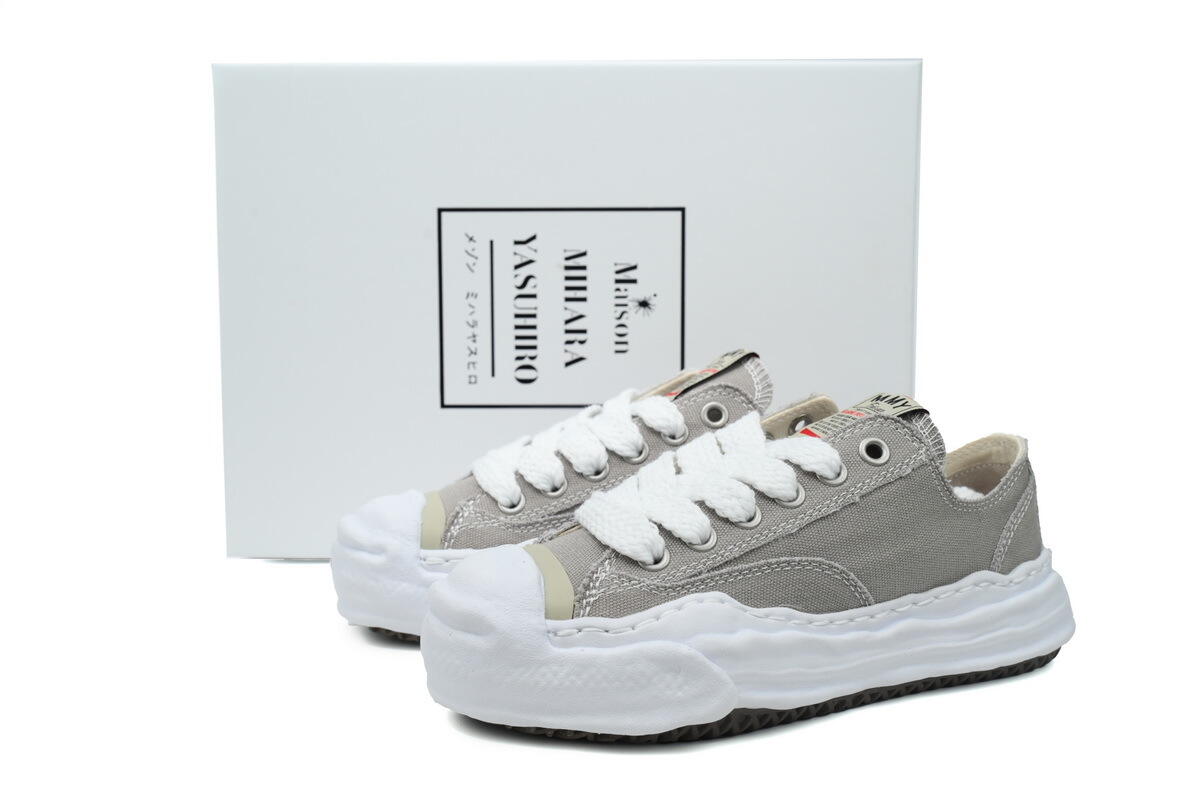 Maison Mihara Yasuhiro Hank OG Sole Canvas Low 'Grey' A05FW702 GRY