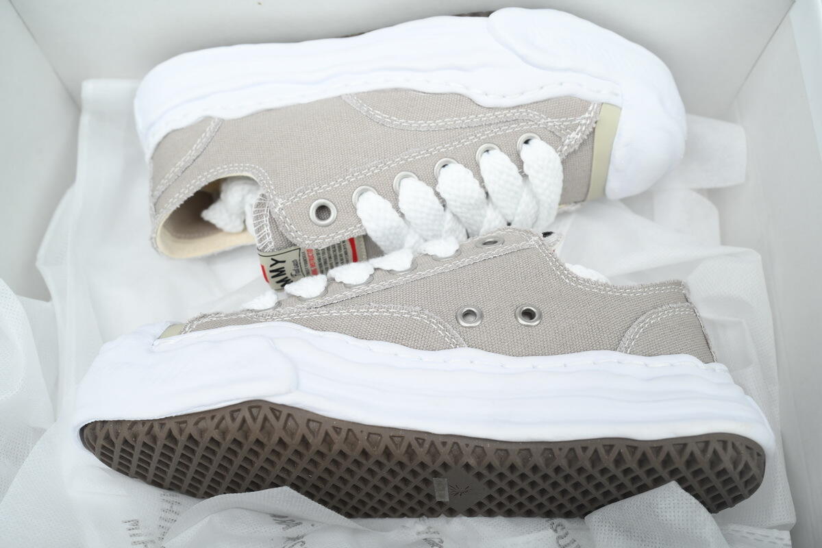 Maison Mihara Yasuhiro Hank OG Sole Canvas Low 'Grey' A05FW702 GRY