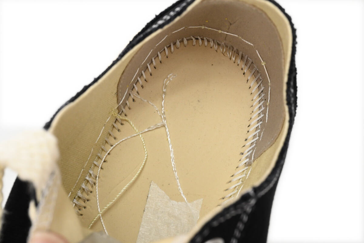 Maison Mihara Yasuhiro Hank Vintage Sole Canvas Low Black A09FW734-Black