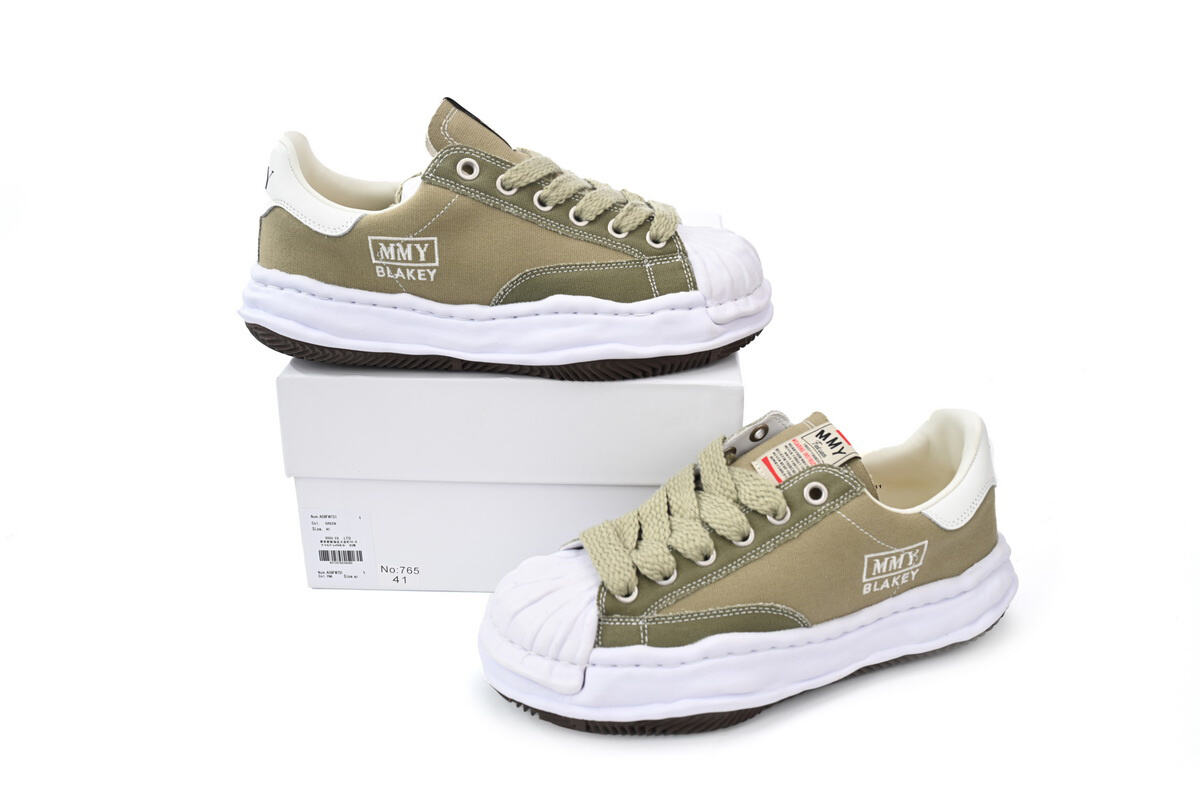 Maison Mihara Yasuhiro Peterson 23 OG Sole Canvas Low Green A11FW702-GRN