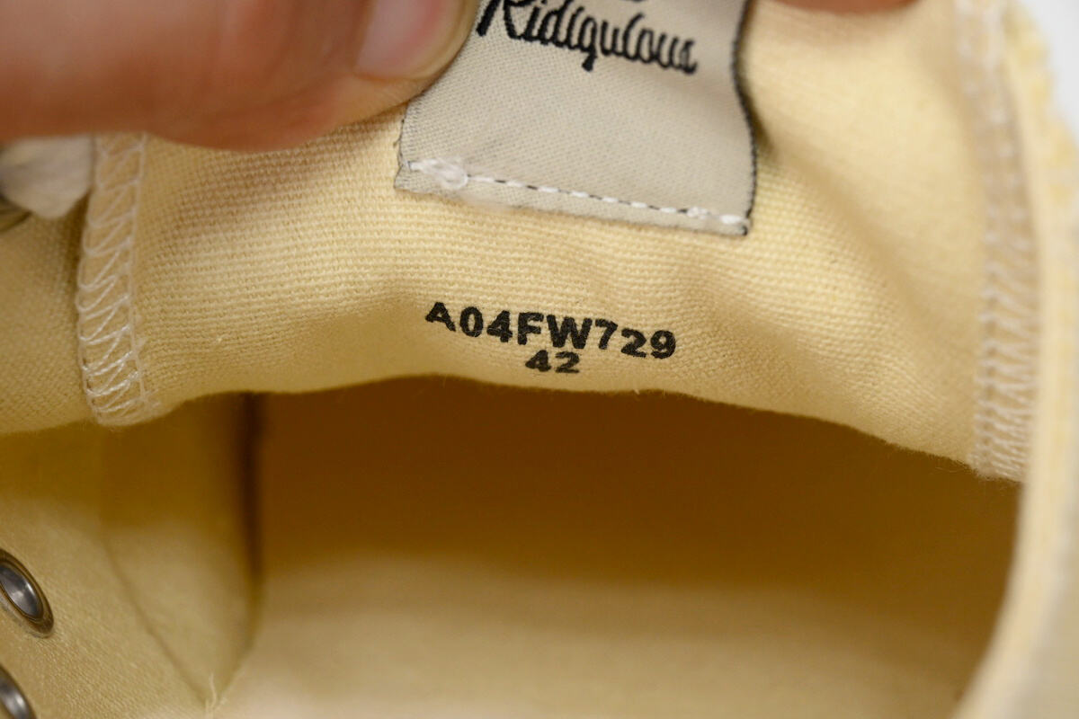 Maison Mihara Yasuhiro Peterson OG Sole Canvas Low 'Natural' A04FW729 NTRL