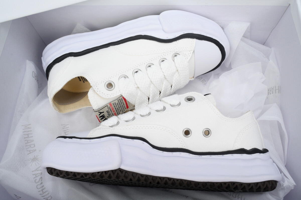 Maison Mihara Yasuhiro Peterson OG Sole Canvas Low 'White' A01FW702 WHT