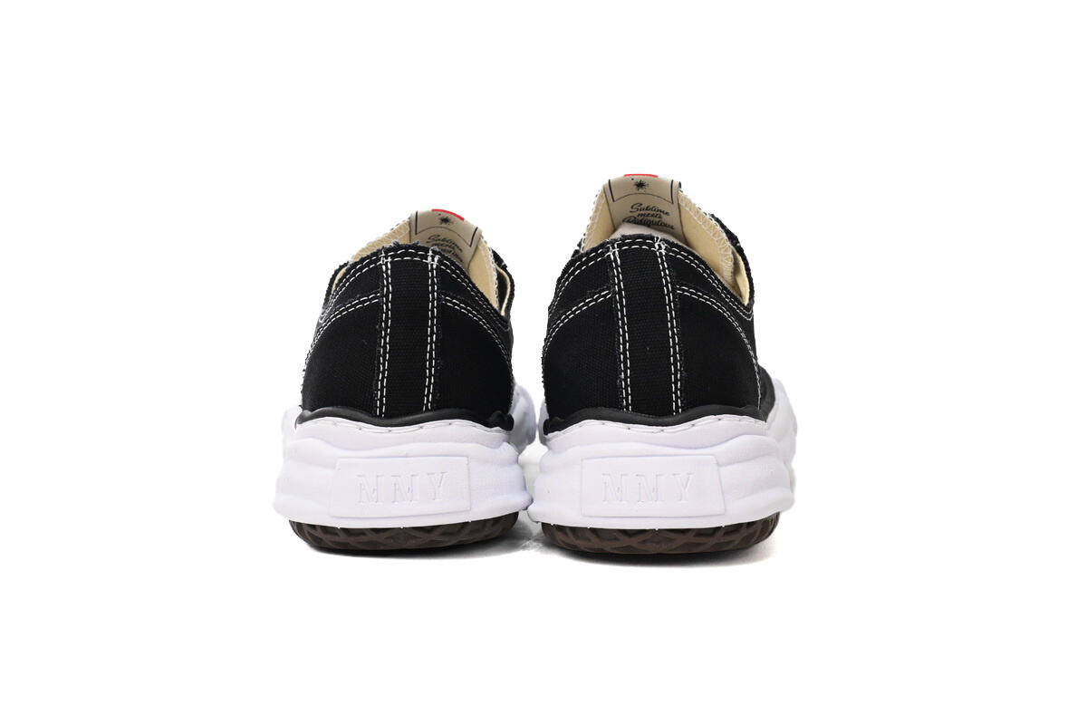 Maison Mihara Yasuhiro Peterson OG Sole Canvas Low Black A01FW702-BLK