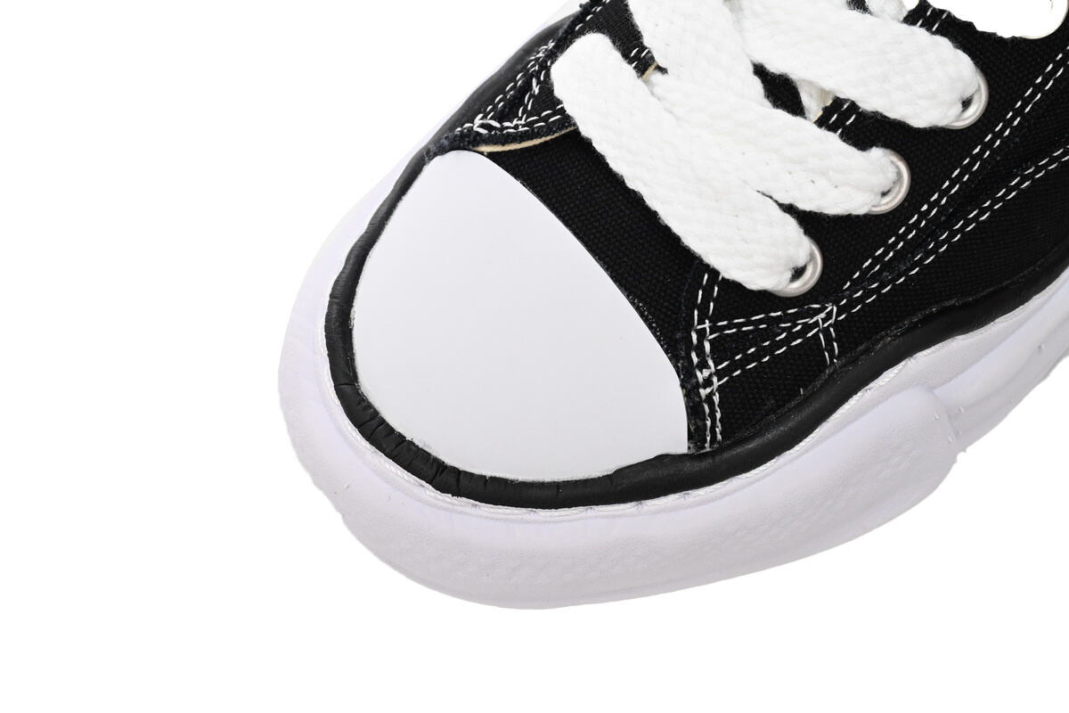 Maison Mihara Yasuhiro Peterson OG Sole Canvas Low Black A01FW702-BLK