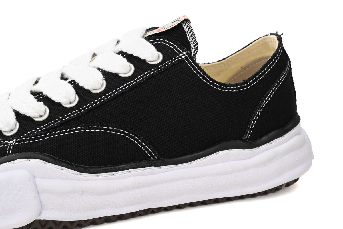 Maison Mihara Yasuhiro Peterson OG Sole Canvas Low Black A01FW702-BLK
