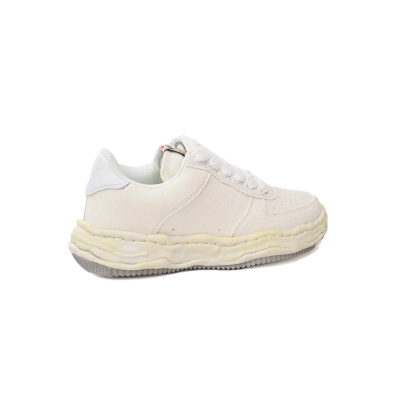 Maison Mihara Yasuhiro Wayne OG Sole Vintage Leather Low 'White' A09FW730 WHT 02
