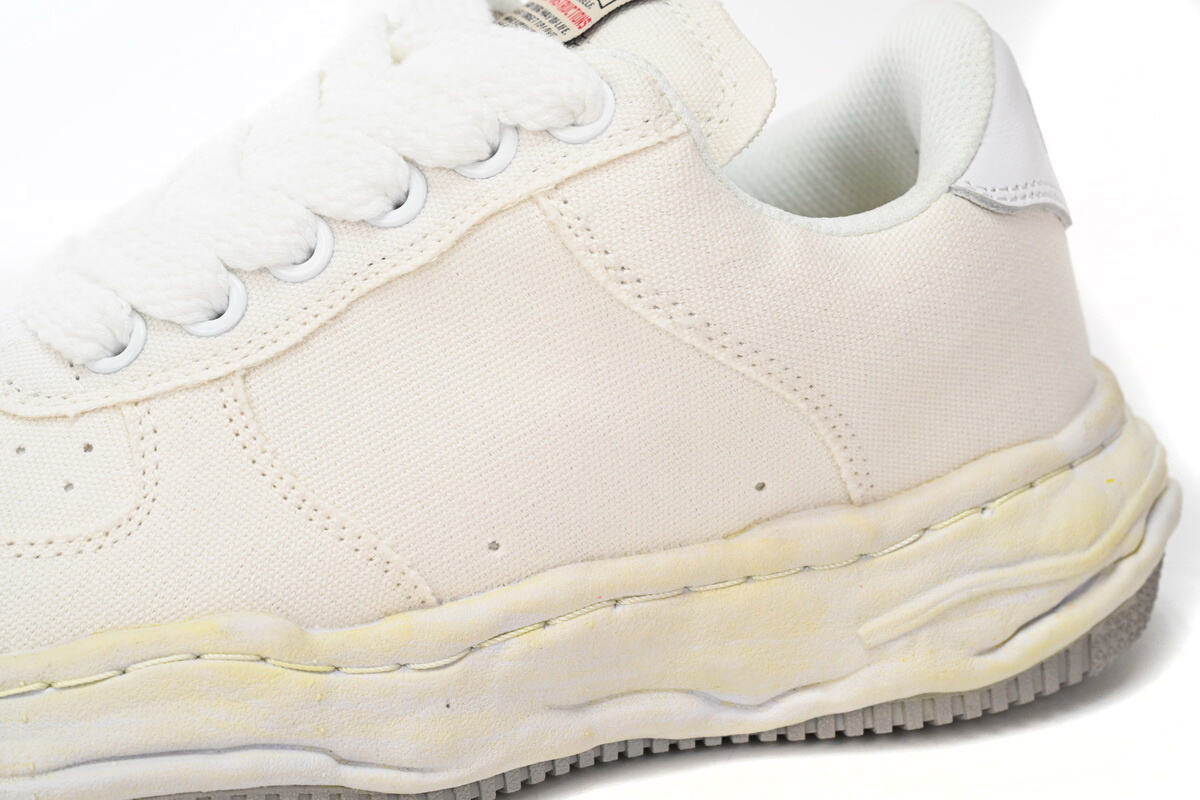 Maison Mihara Yasuhiro Wayne OG Sole Vintage Leather Low 'White' A09FW730 WHT