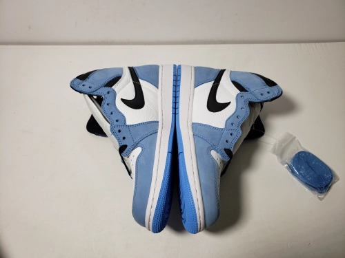 Nicekicksmall Exquisite Craftsmanship Air Jordan 1 Retro High White University Blue Black 555088-134