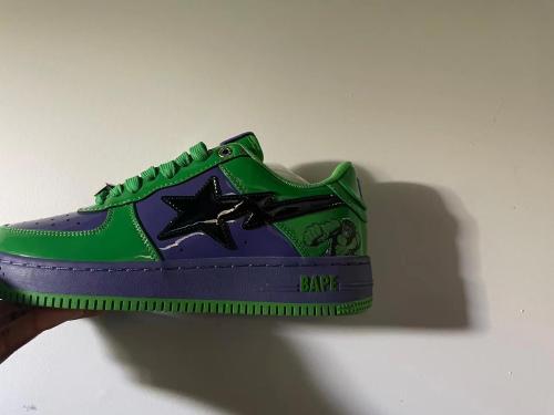 [Feedback] Received a pair of A Bathing Ape Bape Sta Marvel Comics Hulk (2022) 001FWI731904 - Real feedback from nicekicksmall customer