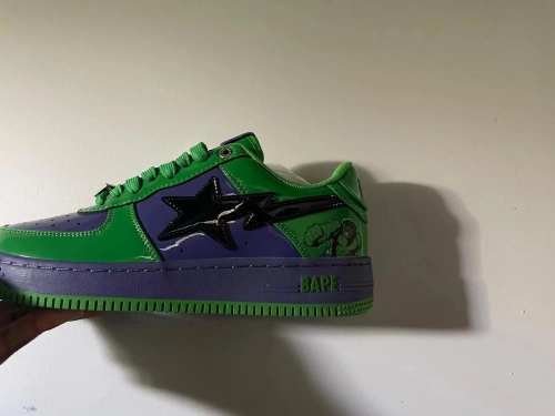 [Feedback] Received a pair of A Bathing Ape Bape Sta Marvel Comics Hulk (2022) 001FWI731904 - Real feedback from nicekicksmall customer