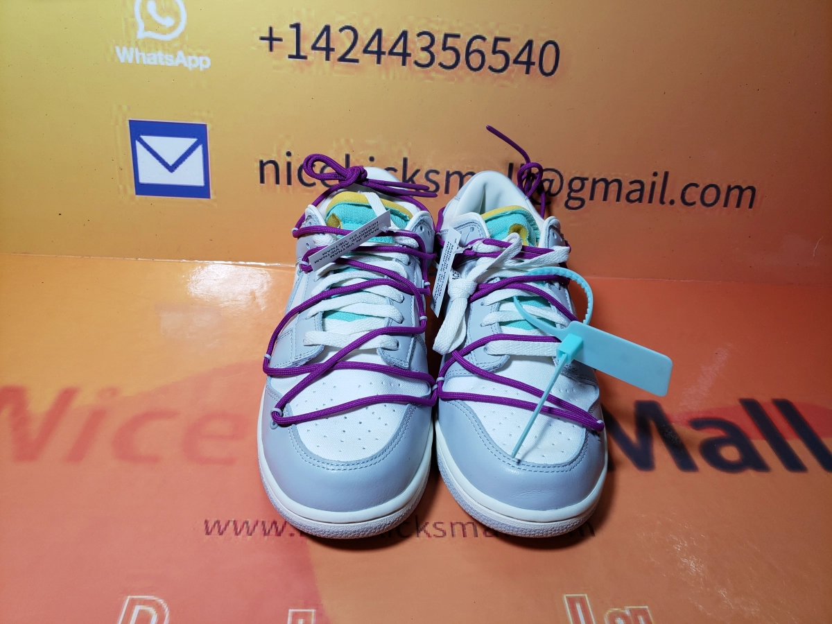 [QC Pics]  PK GOD Nike Dunk Low Off-White Lot 21 DM1602-100