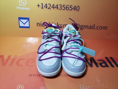 [QC Pics]  PK GOD Nike Dunk Low Off-White Lot 21 DM1602-100