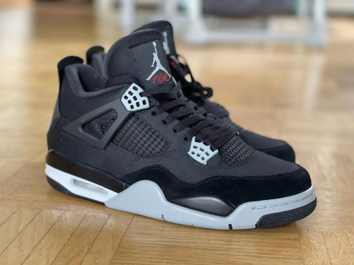 [Feedback] Received Air Jordan 4 Retro Black Canvas DH7138-006 - Real feedback from nicekicksmall customer