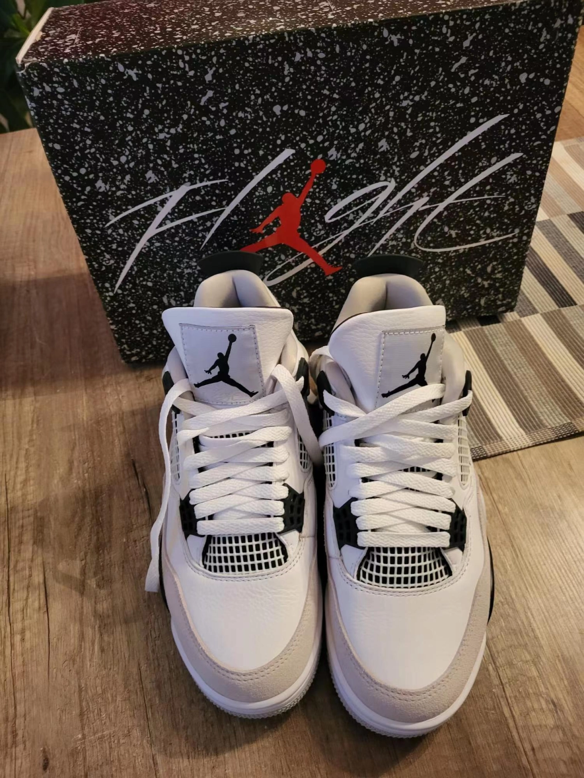 [Feedback] Received PK God Batch Nike Air Jordan 4 Retro Military Black DH6927-111- Real feedback from nicekicksmall customer