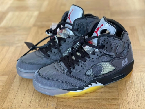 [Feedback] Received PK GOD Air Jordan 5 Retro Off-White Black CT8480-001- Real feedback from nicekicksmall customer