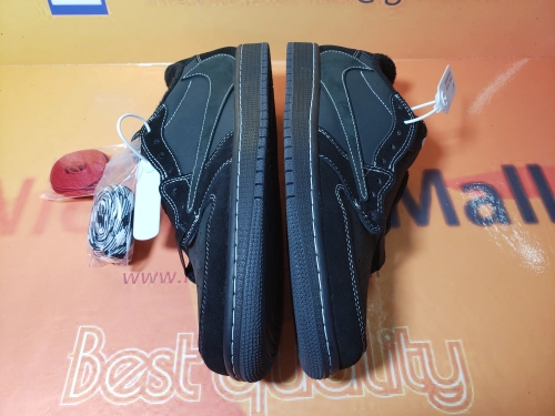 [QC Pics] Travis Scott x Air Jordan 1 Low Black Phantom DM7866-001