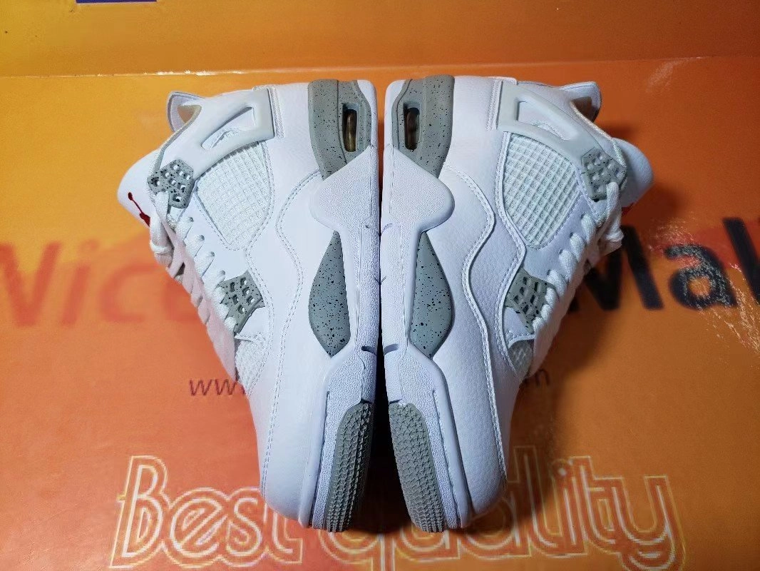 [QC Pics]  PK GOD Air Jordan 4 Retro White Oreo (2021) CT8527-100