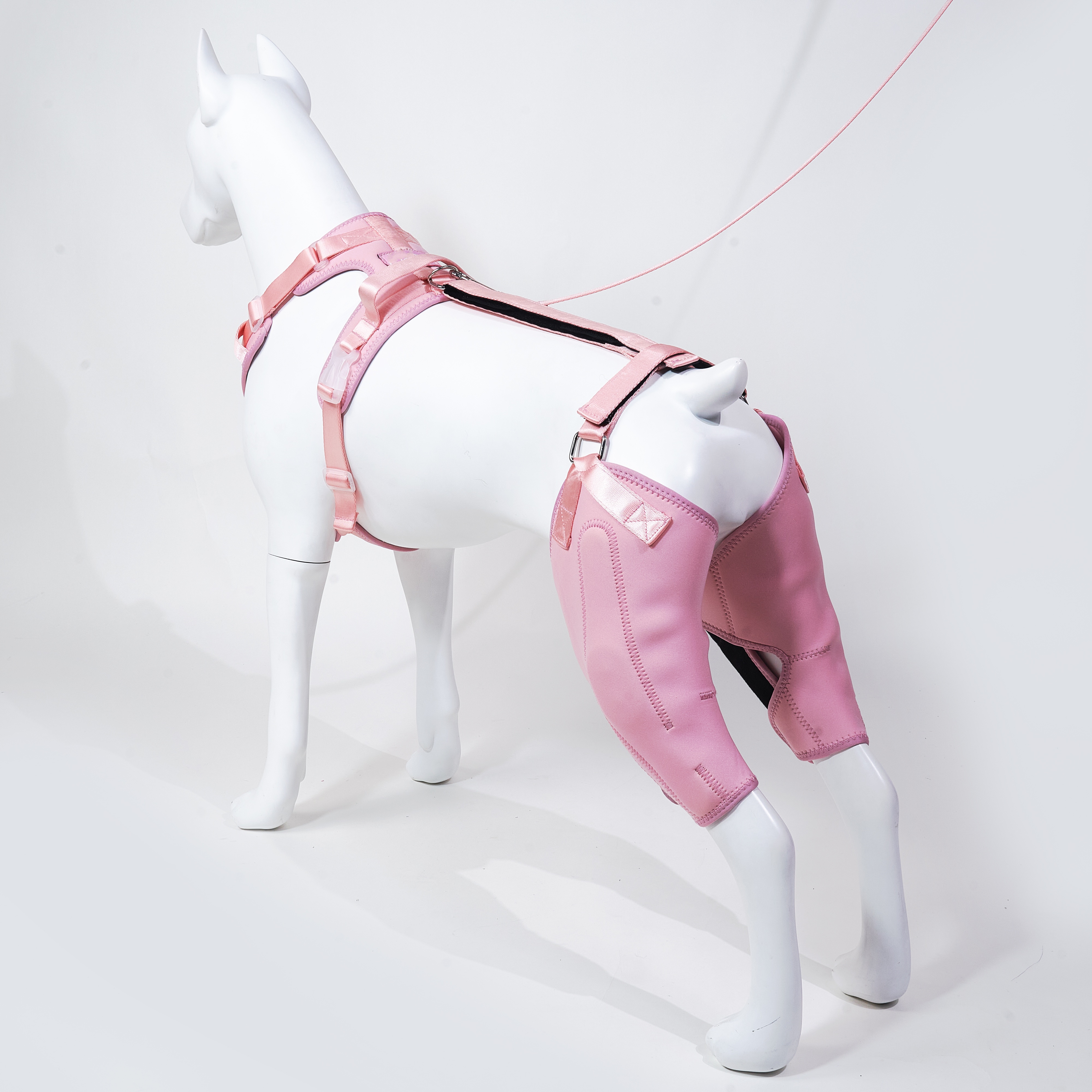 Dog Rear Leg Brace Torn ACL Injury Support For Hind Leg Pink