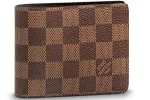 Louis Vuitton LV Wallet Slender Damier Ebene Brown