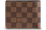 Louis Vuitton LV Wallet Slender Damier Ebene Brown