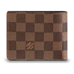 Louis Vuitton LV Wallet Slender Damier Ebene Brown