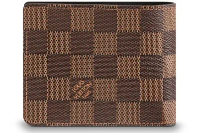 Louis Vuitton LV Wallet Slender Damier Ebene Brown 02