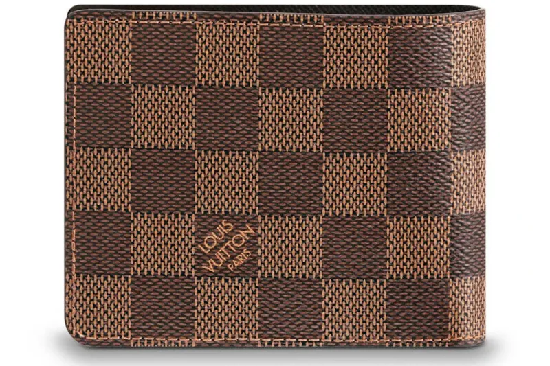 Louis Vuitton LV Wallet Slender Damier Ebene Brown