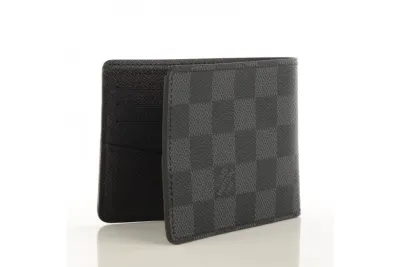Louis Vuitton LV Wallet Slender Damier Graphite Gray/Black 02