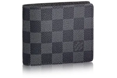 Louis Vuitton LV Wallet Slender Damier Graphite Gray/Black 01