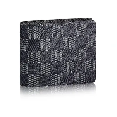 Louis Vuitton LV Wallet Slender Damier Graphite Gray/Black 01