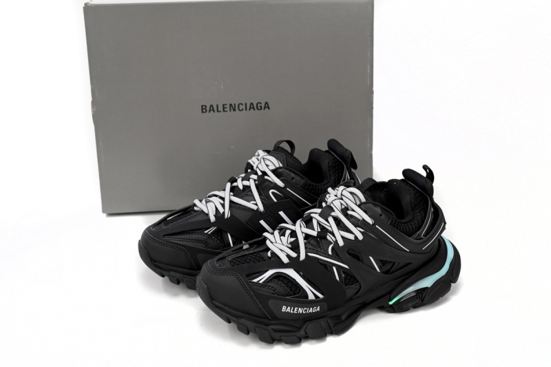 Replica Balenciaga Track Black White