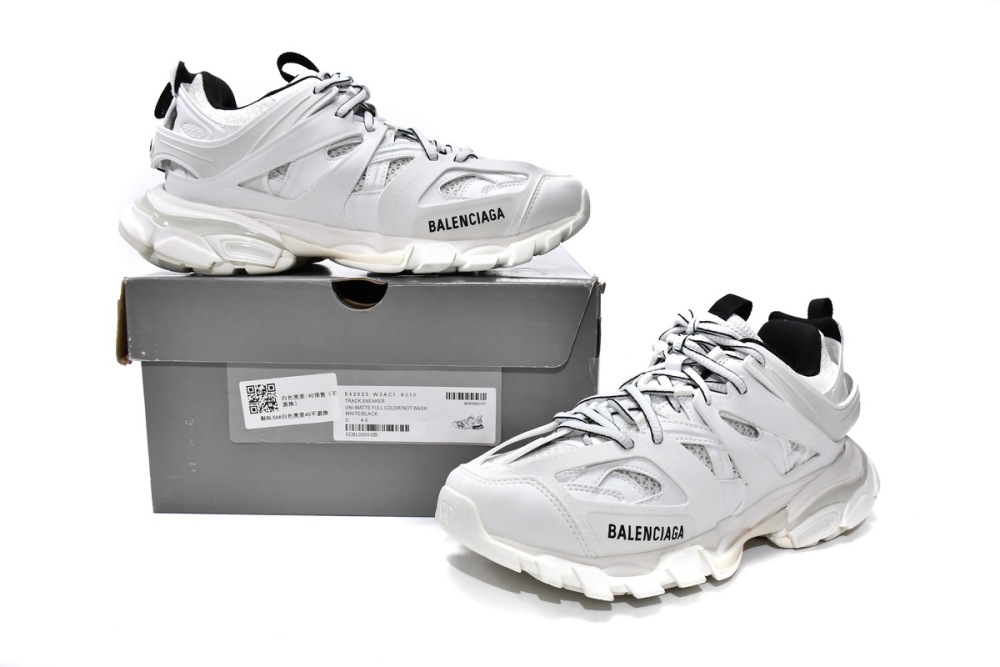 Balenciaga Track White Black Reps