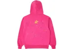 Sp5der P*NK V2 Hoodie Black / Pink