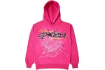 Sp5der P*NK V2 Hoodie Black / Pink