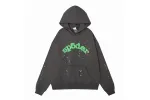 Sp5der Wait Web Hoodie Slate Grey SS23