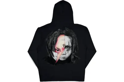 Revenge Trippie Arch Logo Hoodie 02