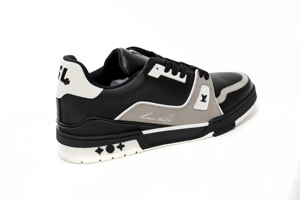 Louis Vuitton LV Trainer Black Grey White 1AAHS3
