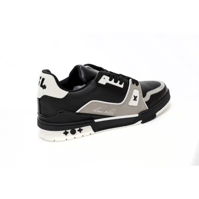 Louis Vuitton LV Trainer Black Grey White 1AAHS3 02
