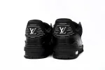 Louis Vuitton LV Trainer Black Embossed Monogram 1AAREY