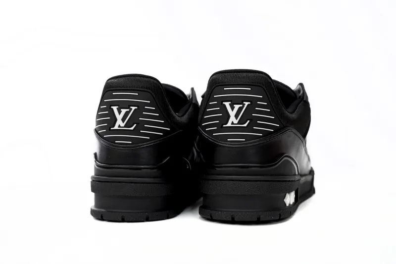 Louis Vuitton LV Trainer Black Embossed Monogram 1AAREY