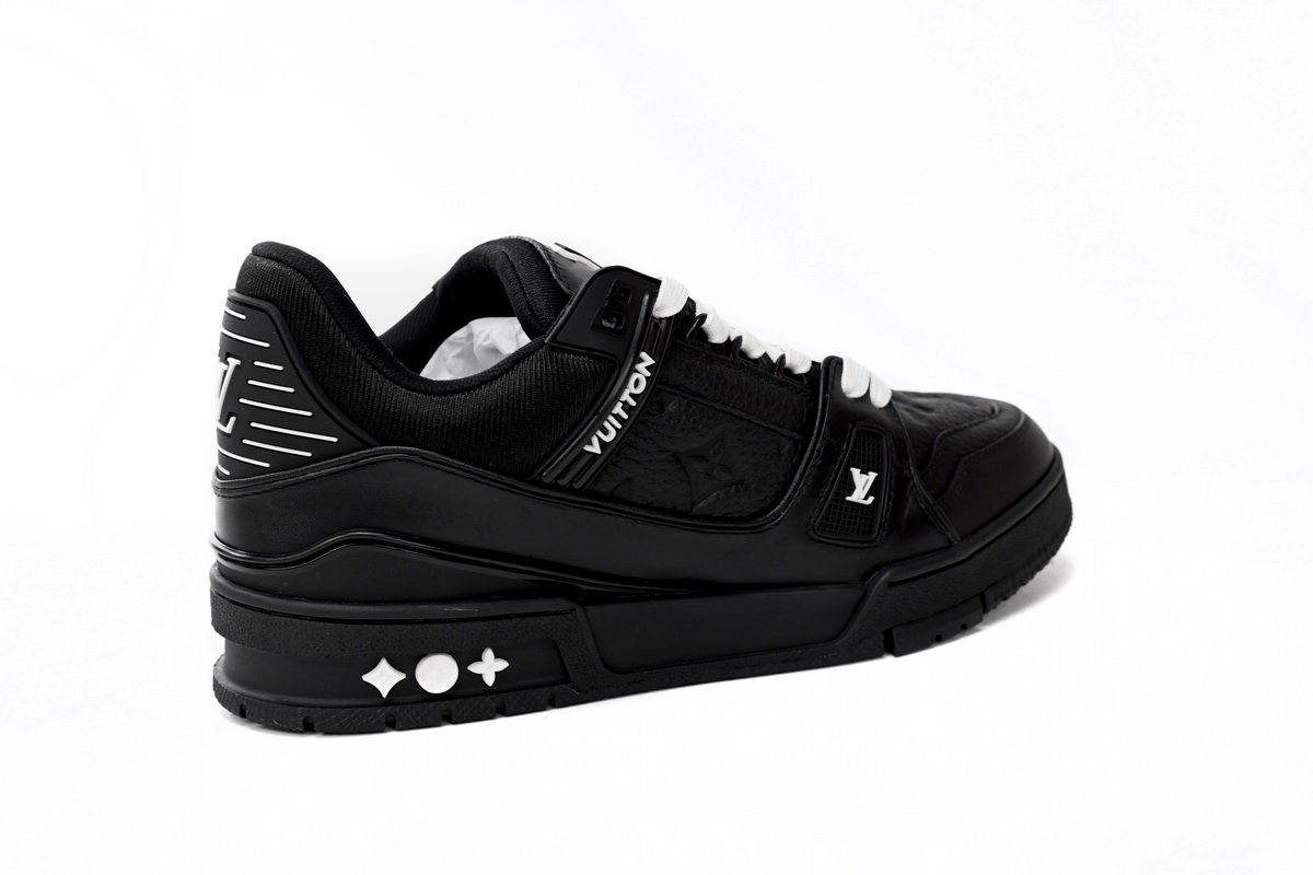 Louis Vuitton LV Trainer Black Embossed Monogram 1AAREY