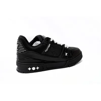 Louis Vuitton LV Trainer Black Embossed Monogram 1AAREY 02