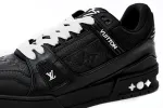 Louis Vuitton LV Trainer Black Embossed Monogram 1AAREY