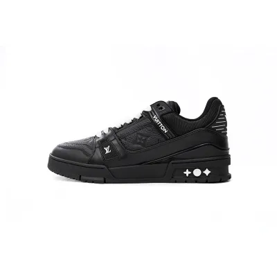 Louis Vuitton LV Trainer Black Embossed Monogram 1AAREY 01