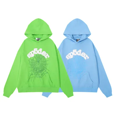 Combo Sp5der Hoodie And Pants 8208 02